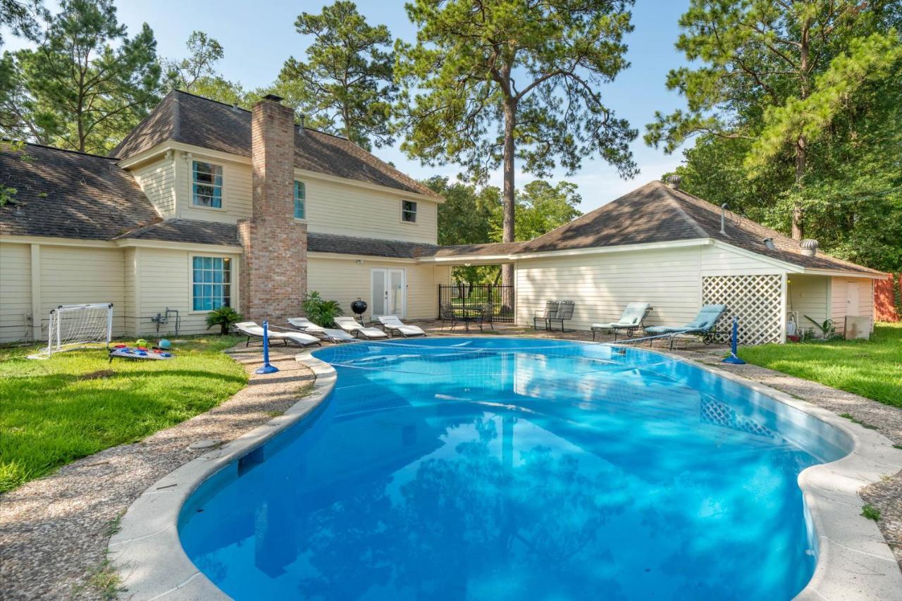 Pool Oasis Games Wifi Bbq Yard Sleep 16 Villa Houston Eksteriør billede